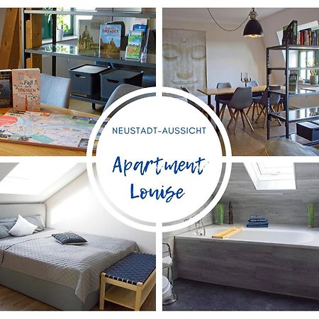 Neustadt-Aussicht - Grosse Wohnung Mit Balkon Dresda Exterior foto