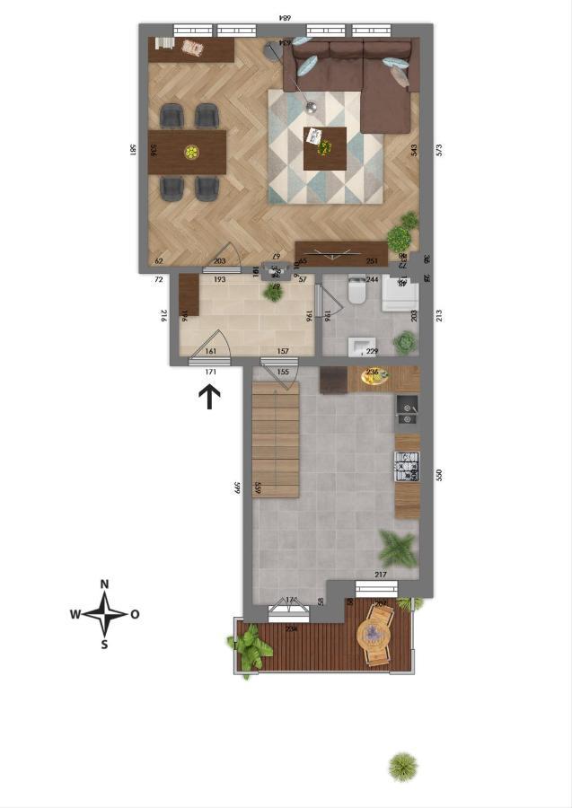 Neustadt-Aussicht - Grosse Wohnung Mit Balkon Dresda Exterior foto