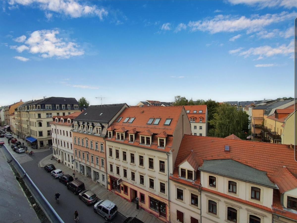 Neustadt-Aussicht - Grosse Wohnung Mit Balkon Dresda Exterior foto